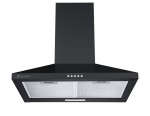 Hotte pyramidale AMB-60A17B Schallenge noire